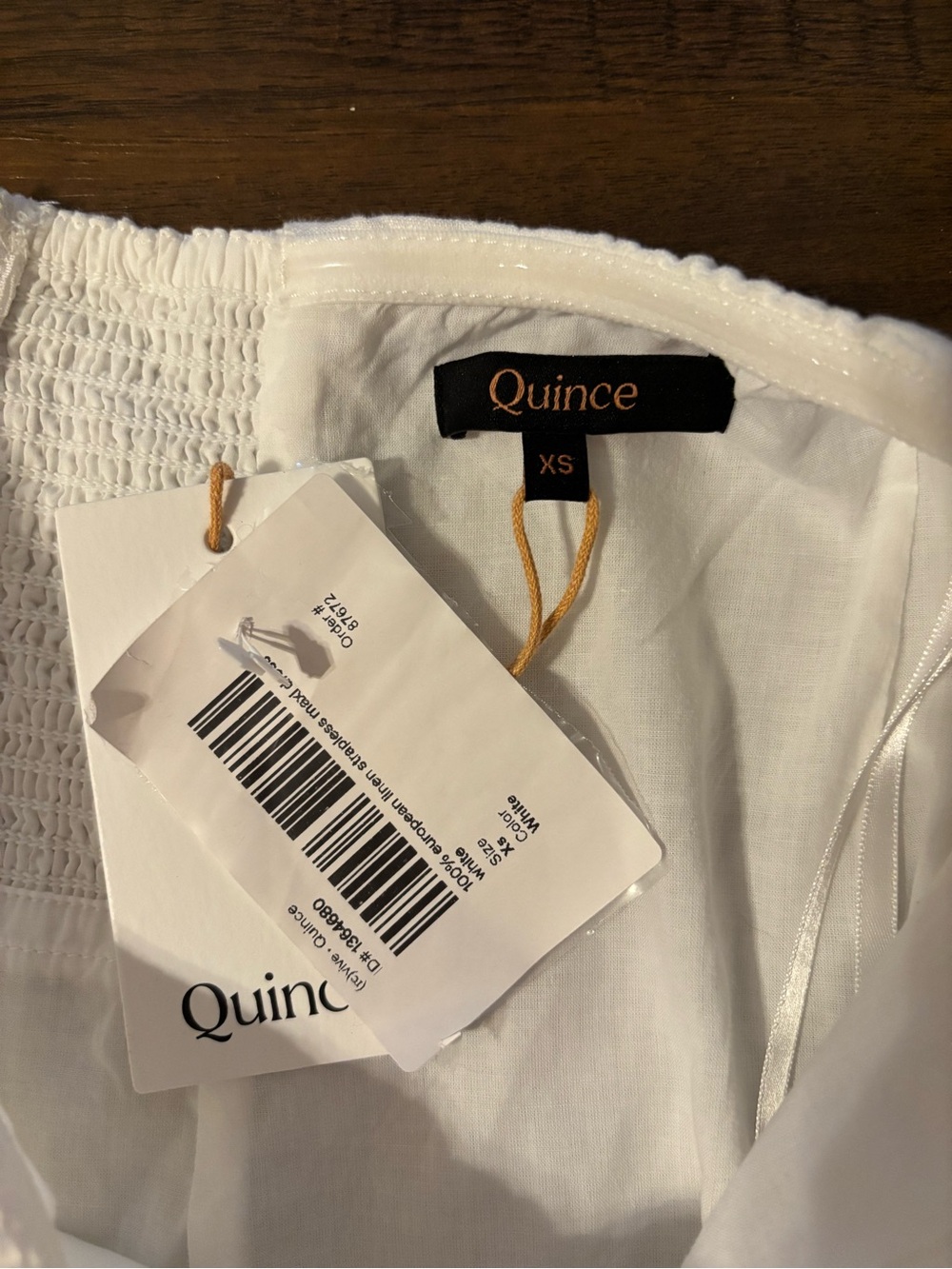Quince 100% European Linen Strapless Maxi Dress - Picture 10 of 13